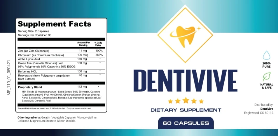 DentiVive Supplement Facts