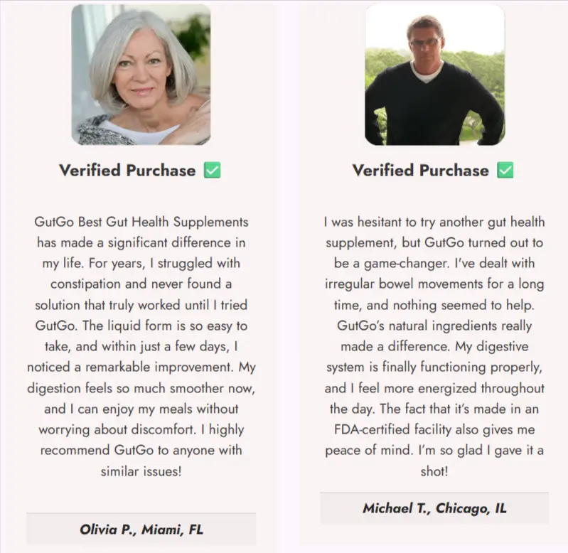 Gut Go Customer Review