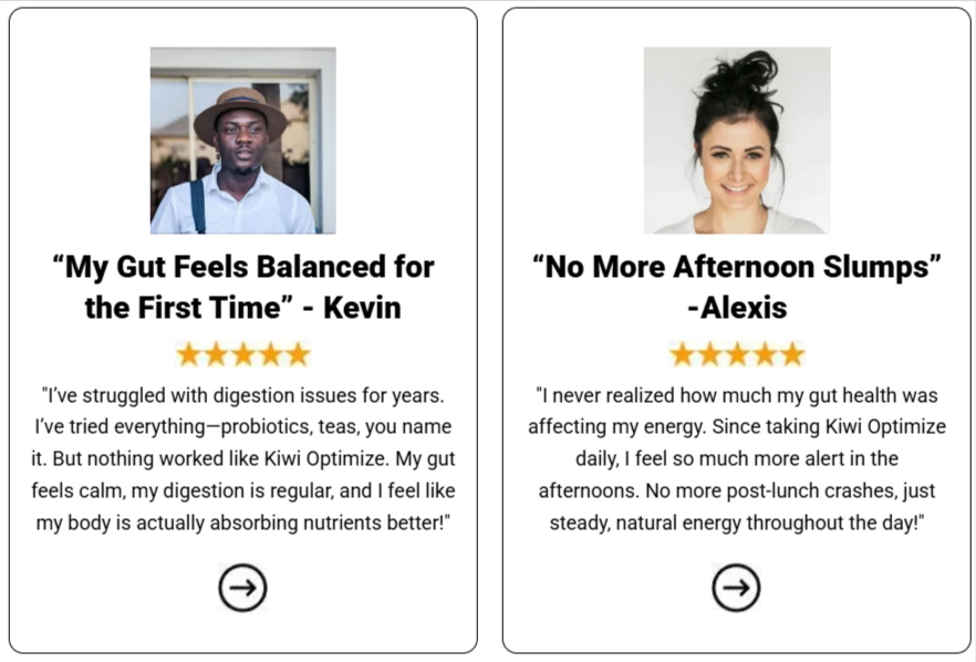 Kiwi Optimize Customer Review
