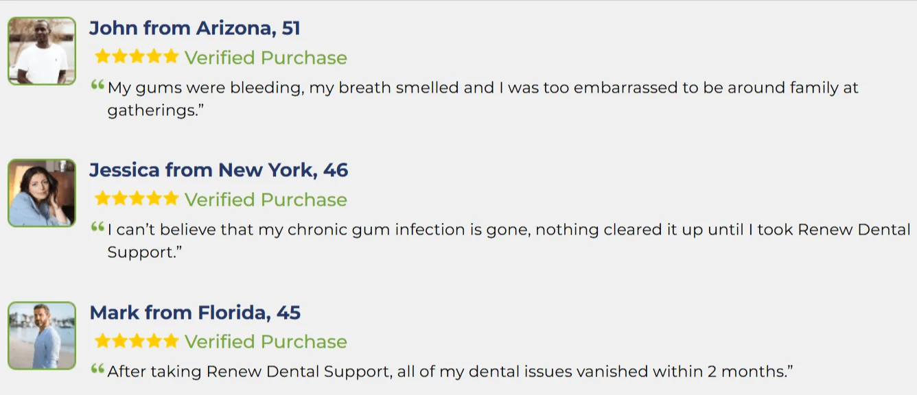 Renew Dental Support Customer Reviews